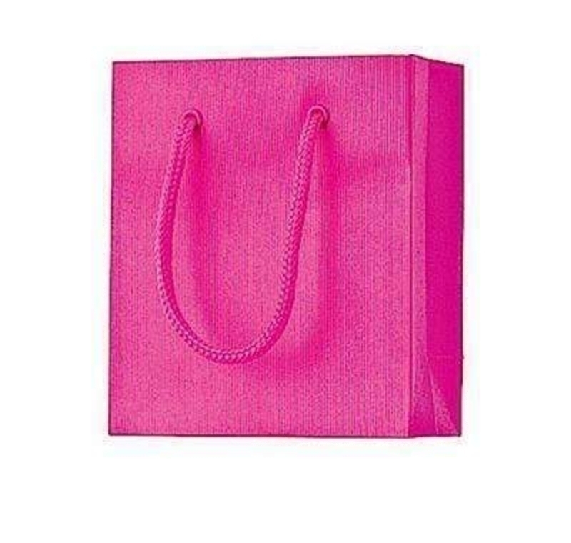 Cerise Pink Gift Bag - One colour Small Cerise by Stewo This product stands out for its bright cerise colour and filigree corrugated embossment. Made by Swiss designer Stewo the colour has been picked to harmonise with both their current and future collections and can therefore be superbly combined with the s